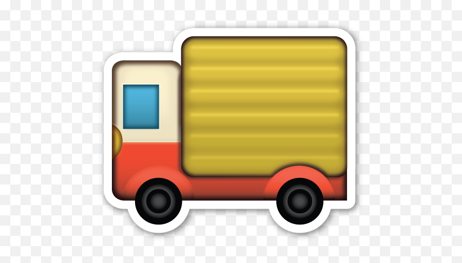 Delivery Truck - Emoji,Emoji Trunk Or Treat