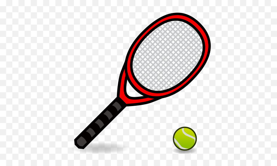 Tennis Racquet And Ball Emoji For Facebook Email Sms - Transparent Background Tennis Racket Png,Soccer Ball Emoji