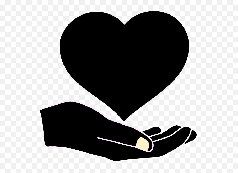 A Reaching Hand And A Heart As An Illustration - Social Worker Clipart Emoji,Keyboard Emoji Symbols