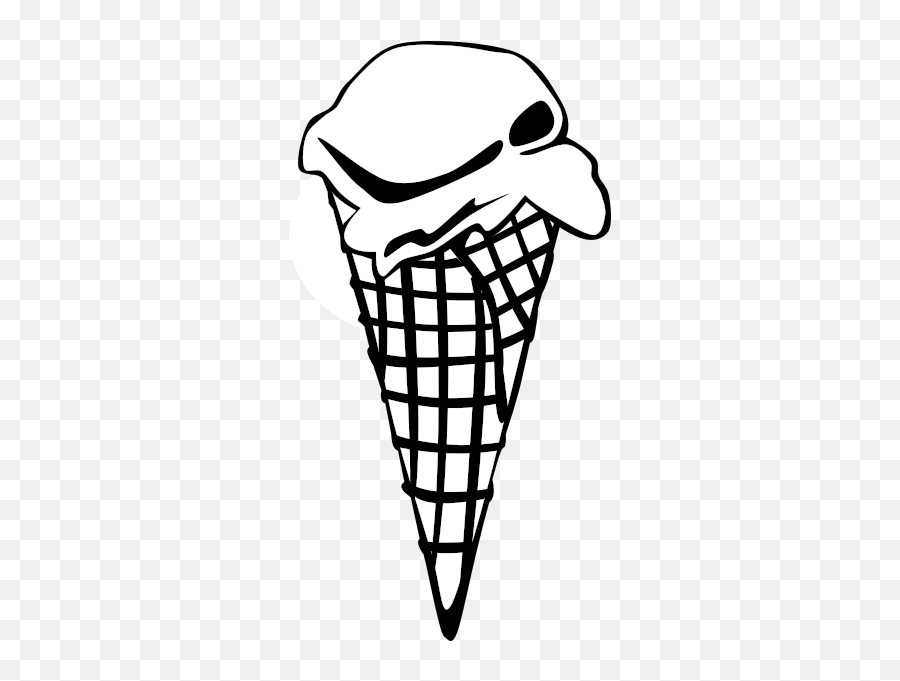 Vector Image Of An Ice Cream Scoop In A - Sundae Cones Ice Cream Clip Art Emoji,Emoji Chocolate Ice Cream
