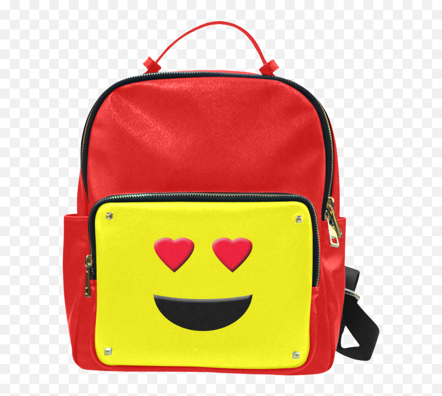 Emoticon Heart Smiley Campus Backpack - Great Wave Off Kanagawa Backpack Emoji,Backpack Emoji