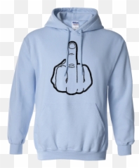 Middle Finger Drawing Fuck You Biker - Fuck You Finger Hoodie Emoji,Flipping The Bird Emoticon