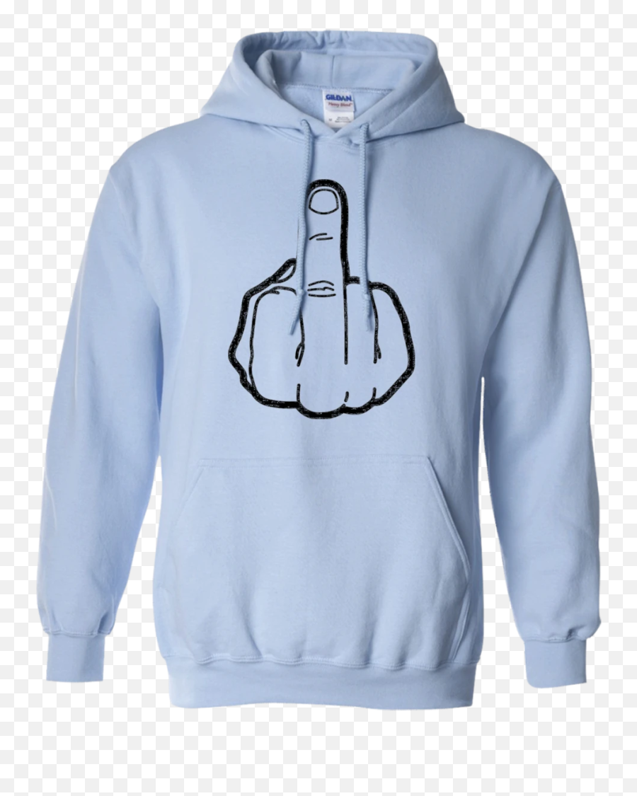 Middle Finger Drawing Fuck You Biker - Fuck You Finger Hoodie Emoji,Flipping The Bird Emoticon