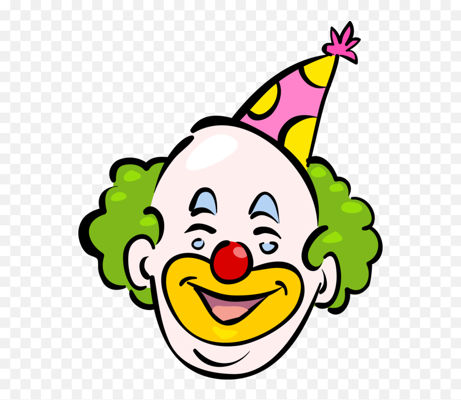 Clown Head Png Picture - Transparent Clown Head Emoji,Evil Clown Emoji