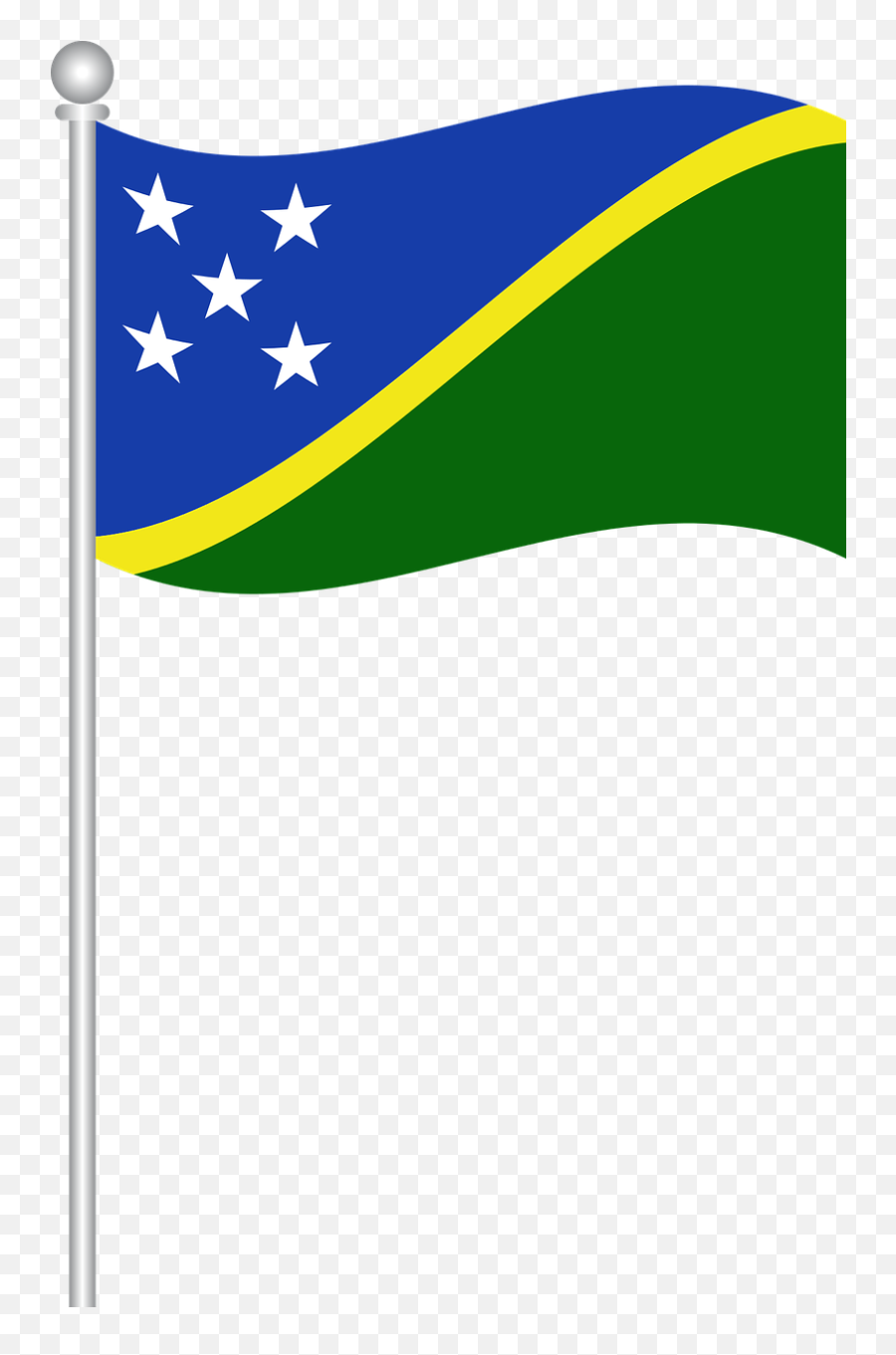 Flag Solomon Islands World Free Vector - Bandera De Isla Salomon Emoji,Flag Emoji Names