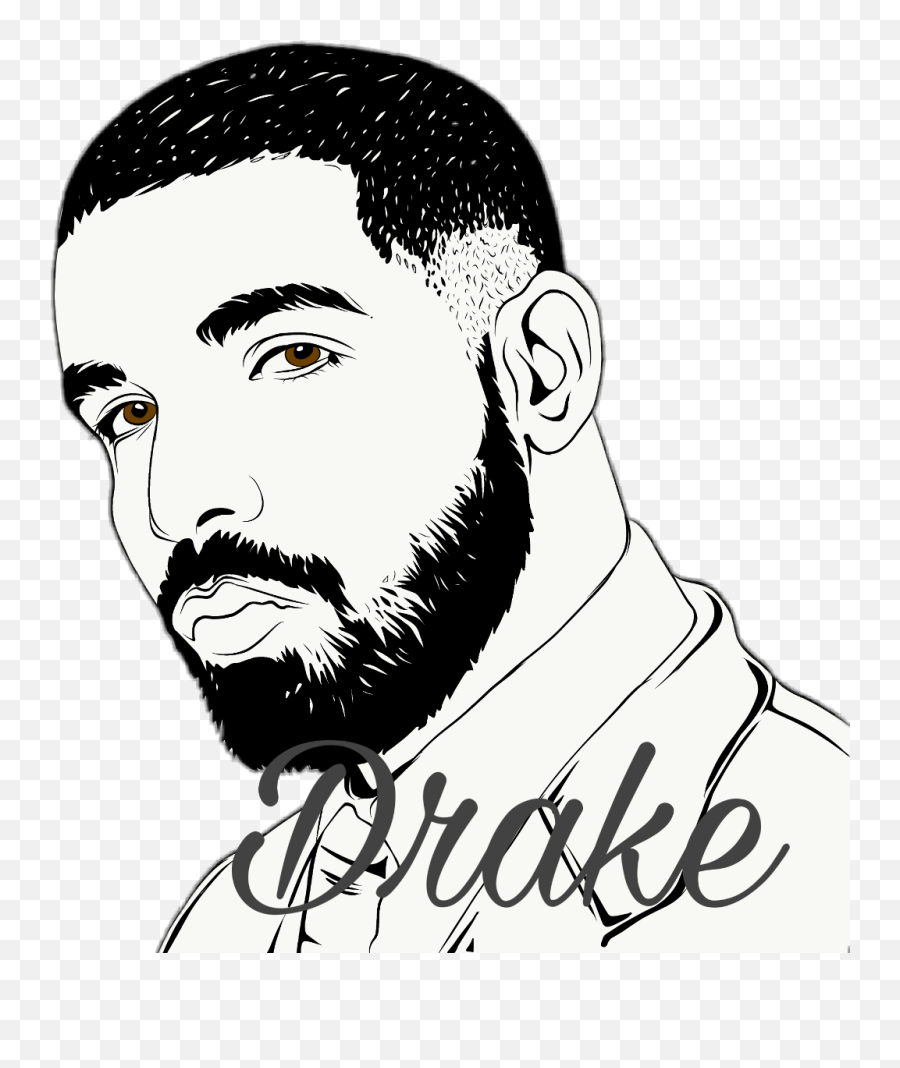 Drake - Drake Outline Emoji,Drake Emoji App