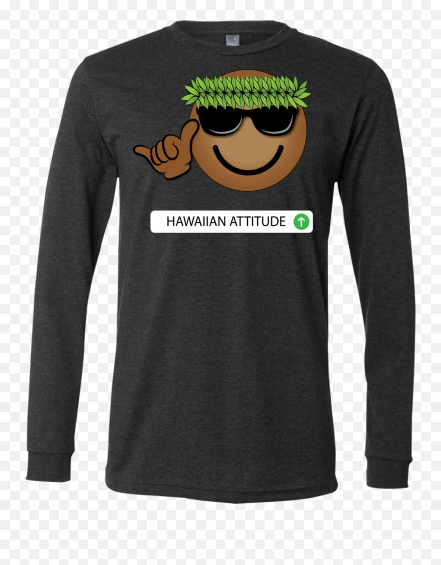 Hawaiian Attitude Long Sleeve Emoji Design - Bugs Bunny And Lola T Shirt,Emoji 81