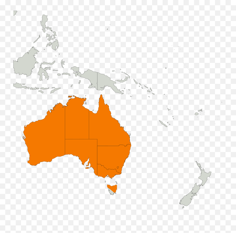 Elanus Axillaris Distribution - Australia And New Zealand Map Vector Emoji,Kite Emoji