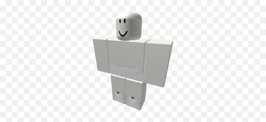 White Pleated Skirt W Holographic - Invisible Clothes Roblox Emoji,Lightswitch Emoji