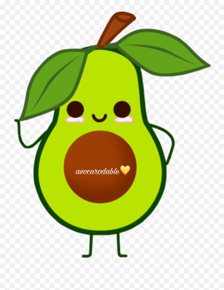 Avocado Avocarodable Freetoedit - Cute Avocado Emoji,Avocado Emoji Apple