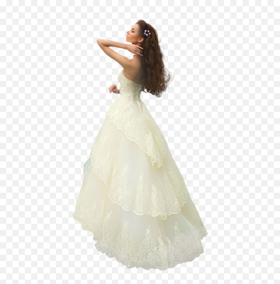 Woman Girl Wedding Dress White - Gown Emoji,Emoji Wedding Dress