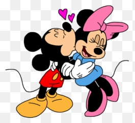 13 Kisses Clipart Mickey Minnie Free Clip Art Stock - Mickey Mouse And Minnie Mouse Hugging Emoji,Mickey Mouse Emoji