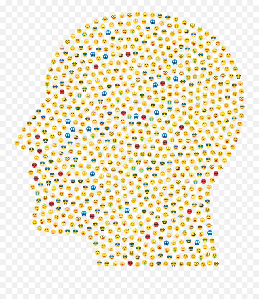 Brain Emoji Psychology - Free Vector Graphic On Pixabay Wat Yai Intharam,X Emoji Png
