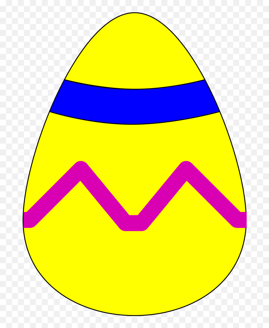 Download Free Png Easter Egg Yellow - Yellow Easter Egg Clipart Emoji,Squiggle Emoji