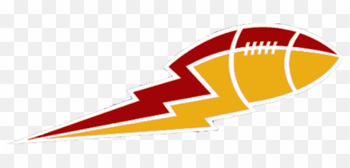 Lightning Clipart Red Yellow Lightning - Football With Lightning Bolt Emoji,Lightening Bolt Emoji