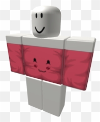 Shoulderless Cute Blushing Face Pink - Roblox Cartoon Emoji