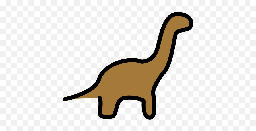 Sauropod Emoji - Emoji De Dinosaurio,Brontosaurus Emoji