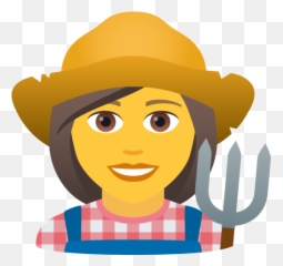 Emoji Female Farmer To - Bombero Emoji,Farmer Emoji