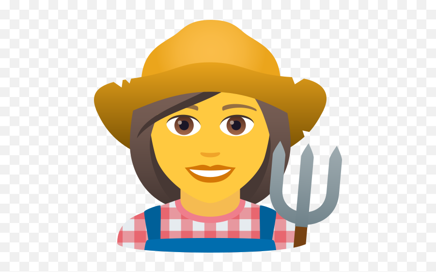 Emoji Female Farmer To - Bombero Emoji,Farmer Emoji