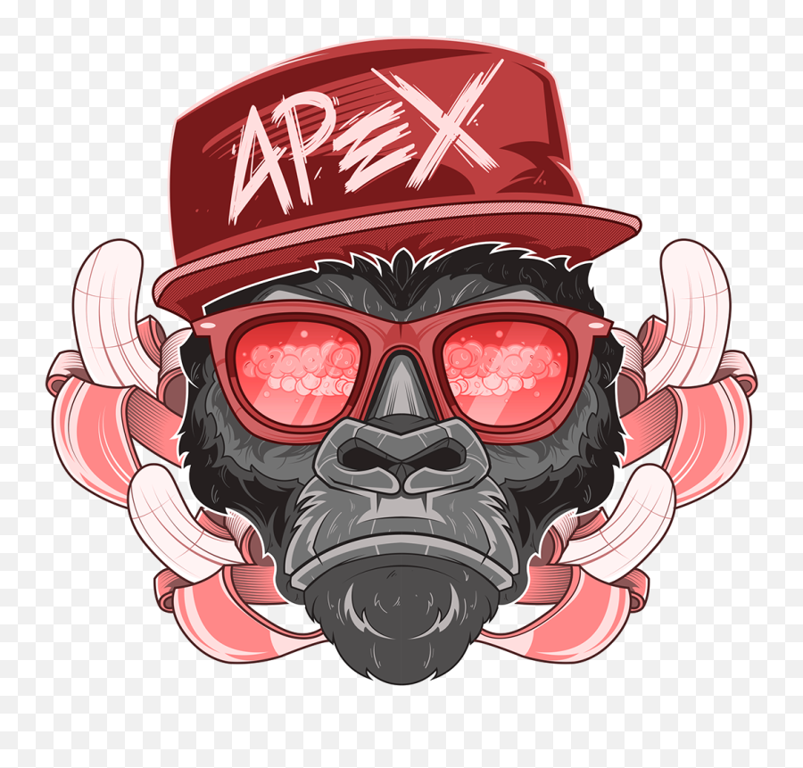 Nuke Monkey On Behance Monkey Illustration Monkey Art - Apex Monkey Emoji,Nuke Emoji