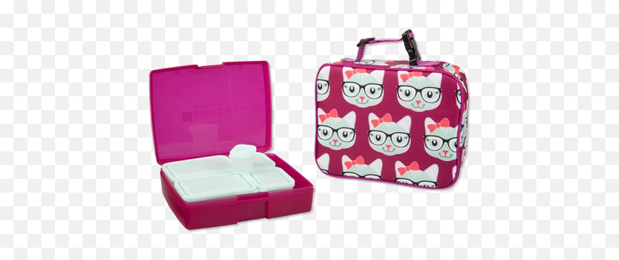 Products - Bentology Lunch Bag Pink Emoji,Emoji Lunch Box