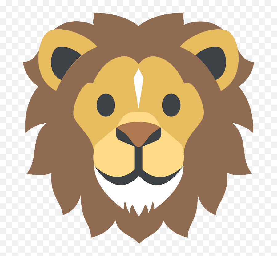 Lion Emoji Clipart - Icon,Lion Emoji Png