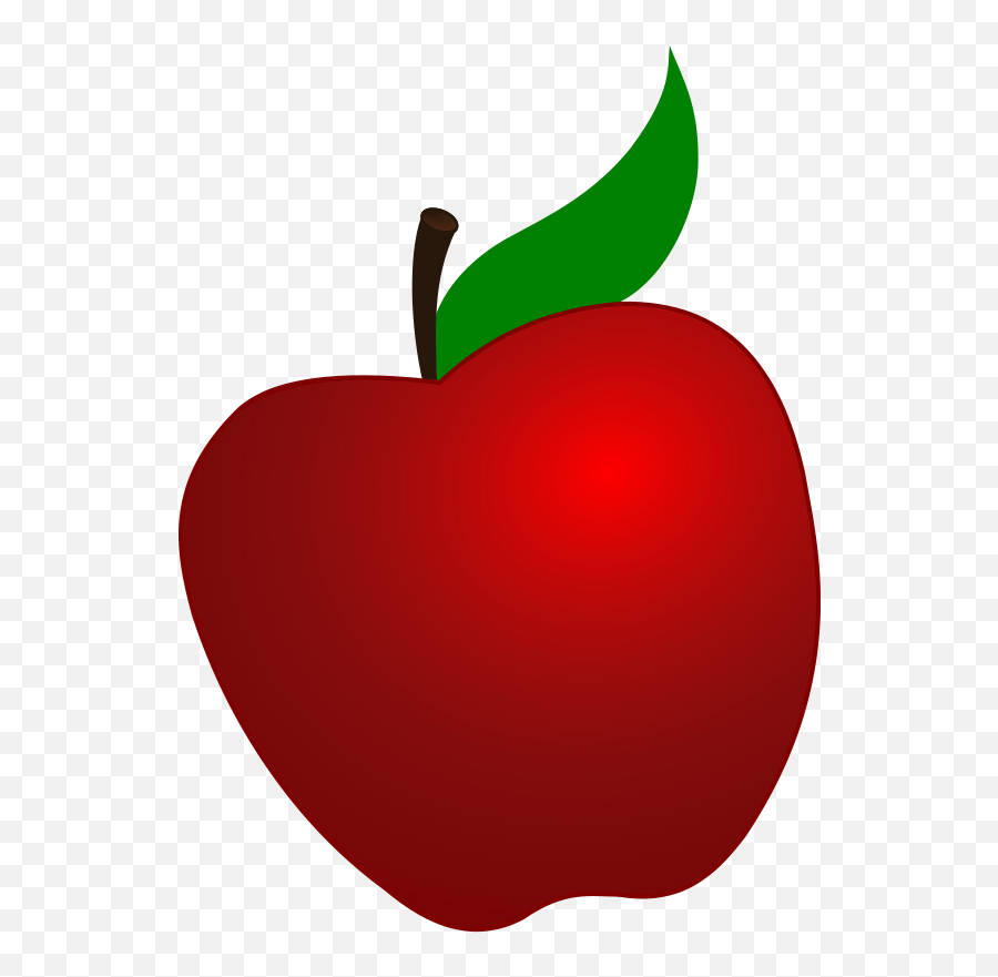 Clipart Fall Apple Transparent - Apple Snow White Emoji,Red Apple Emoji