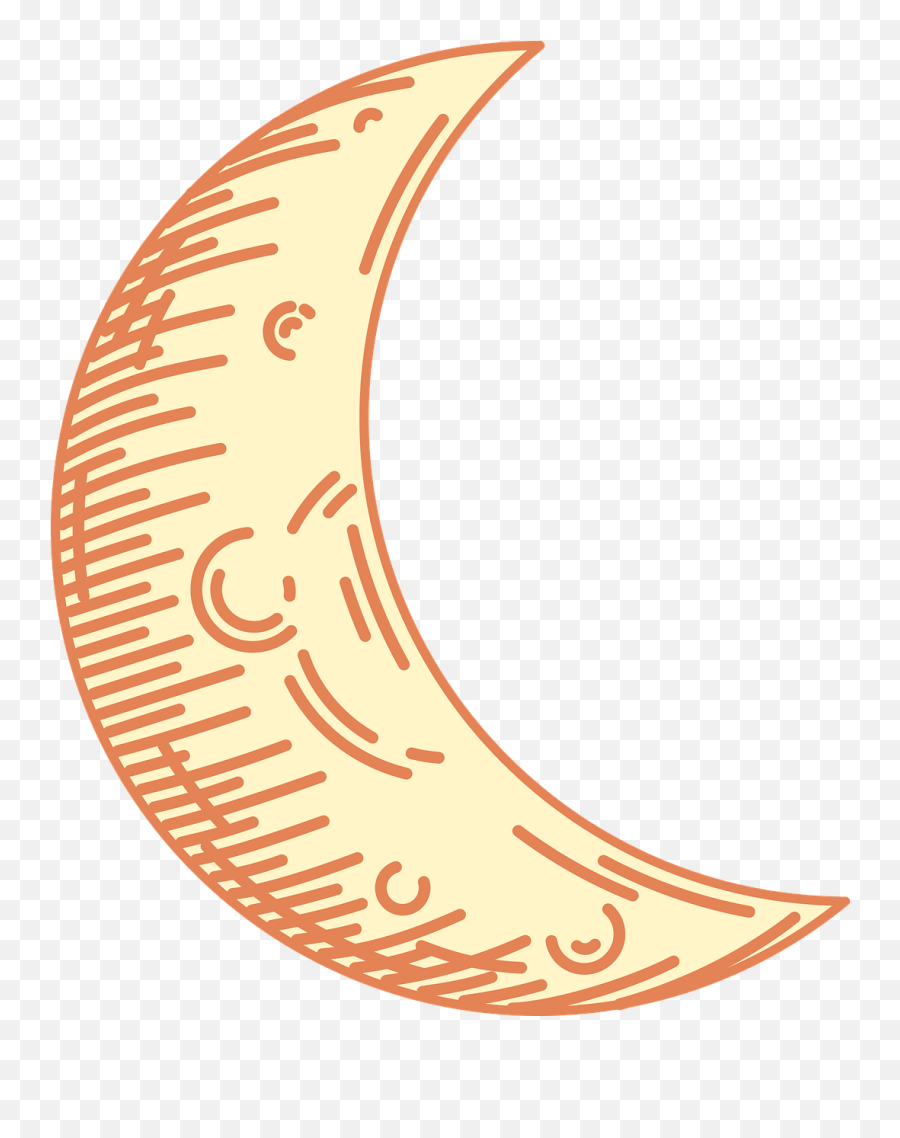Crescent Moon - Crescent Yellow Moon Drawings Emoji,Crescent Moon Emoji