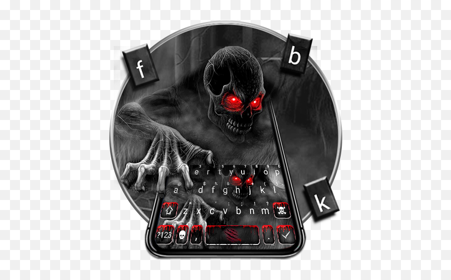 Zombie Monster Skull Keyboard Theme - Zombie Monster Skull Emoji,Zombie Emojis For Android