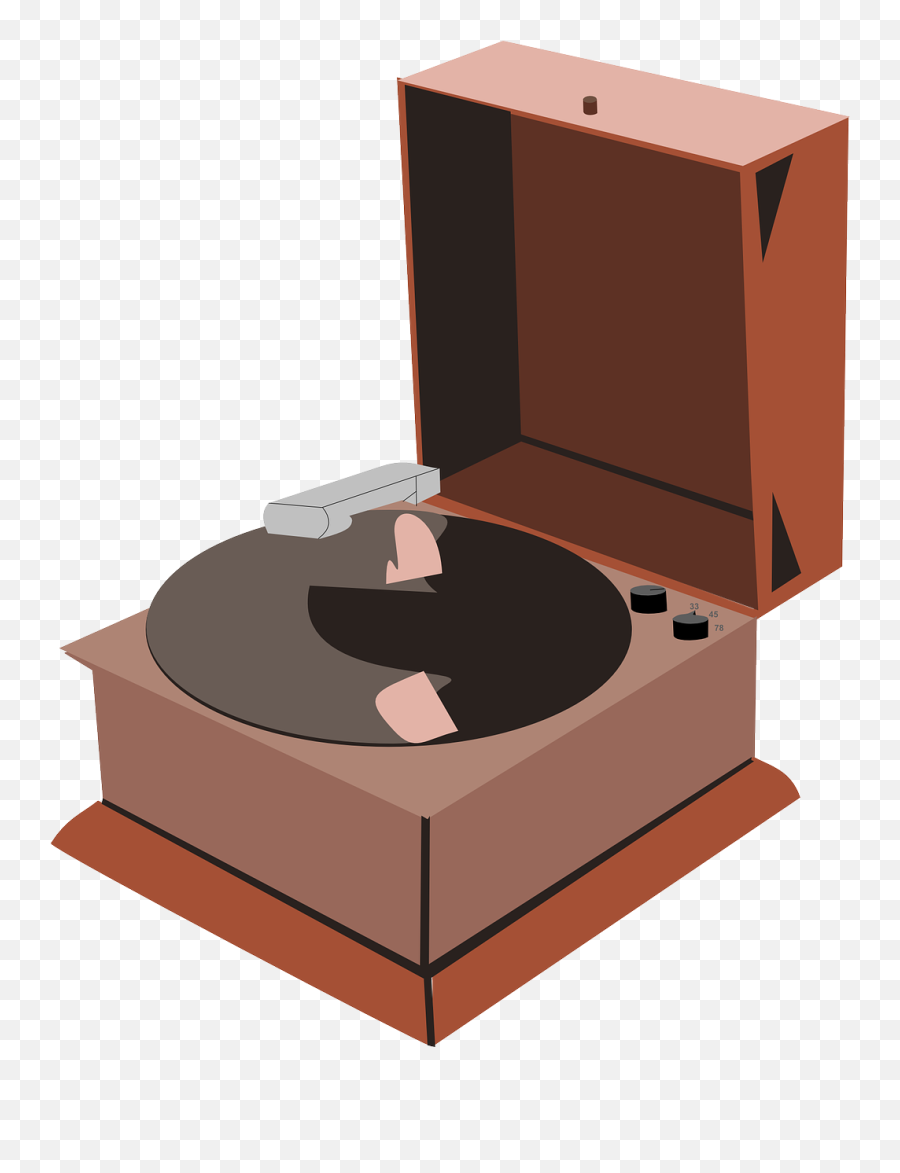 Phonograph Record Player Vinyl Vintage - Record Player Clipart Emoji,Vinyl Record Emoji