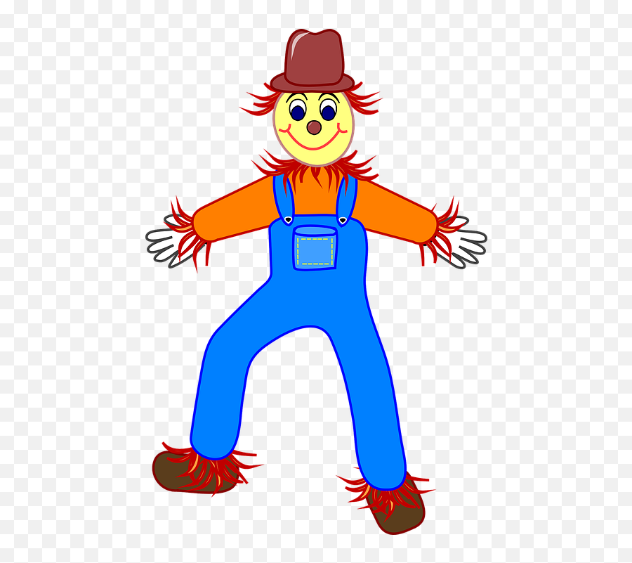 Free Farmer Tractor Illustrations - Scarecrow Clip Art Emoji,Tt Emoticon