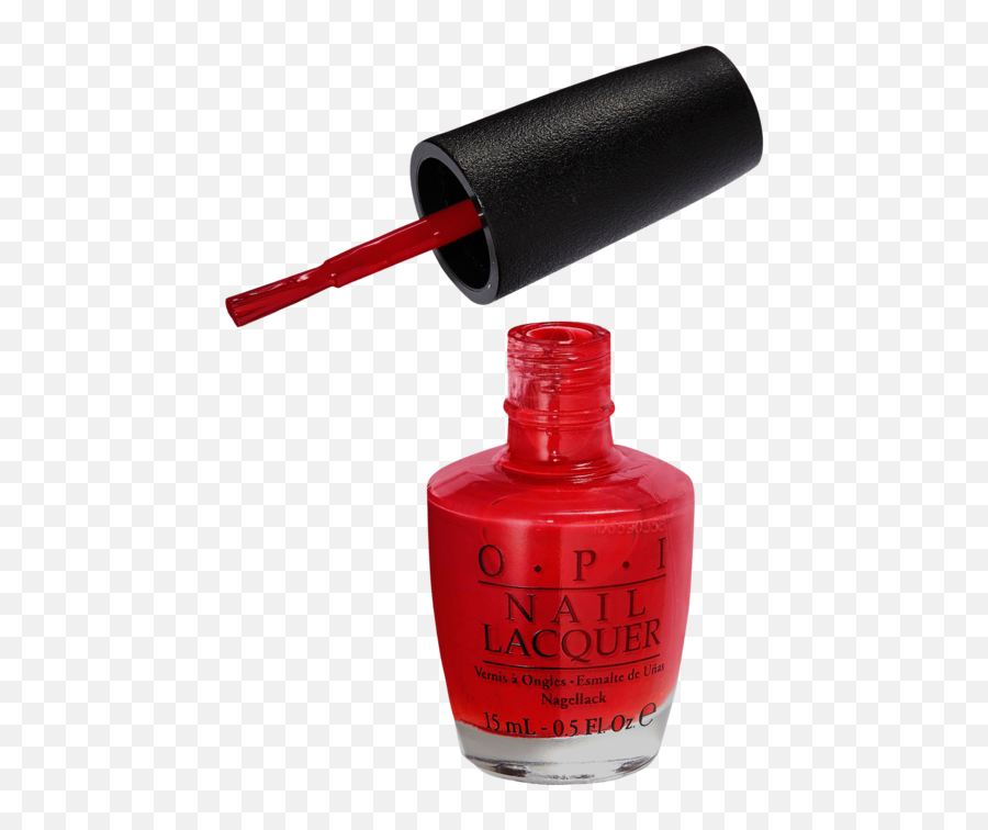 Red Nail Polish Transparent Clipart - Red Nail Polish Brush Emoji,Emoji Nail Polish