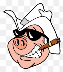 Cowboy Smoking A Cigar Clipart - Boss Hogg Radio No Rap No Crap Emoji,Dallas Cowboys Emoji For Iphone