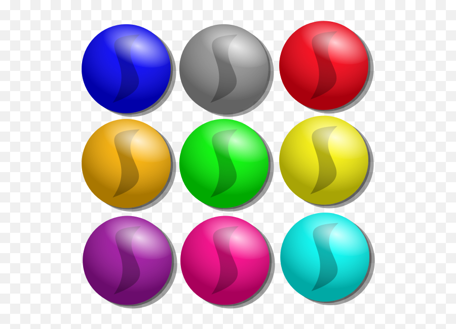 Game Marbles - Marble Cartoon Png Emoji,Flag And Tennis Ball Emoji
