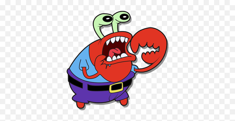 Mrkrabs - Mr Krabs Transparent Emoji,Crab Emoji