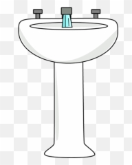 Library Of Running Faucet Graphic Black - Sink Clipart Black And White Emoji,Faucet Emoji