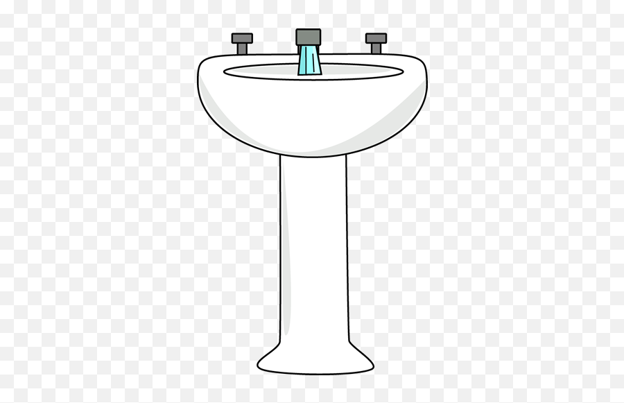 Library Of Running Faucet Graphic Black - Sink Clipart Black And White Emoji,Faucet Emoji