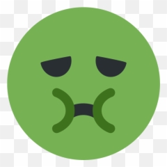 Twemoji2 1f922 - Discord Nauseated Face Emoji