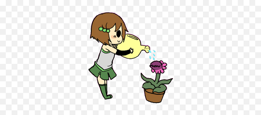 Water Walker Stickers For Android Ios - Animated Watering Plants Gif Emoji,Walker Emoji