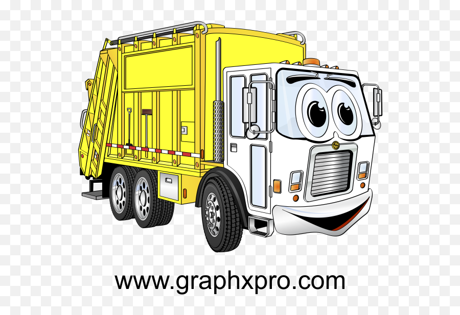 Driver Clipart Rubbish Truck Driver - Cartoon Images Of Garbage Trucks Emoji,Garbage Truck Emoji