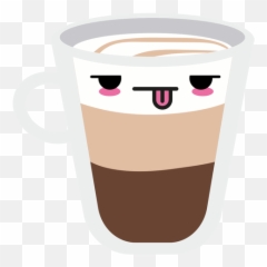 Tired Kawaii Face Coffee Cup - Emoji