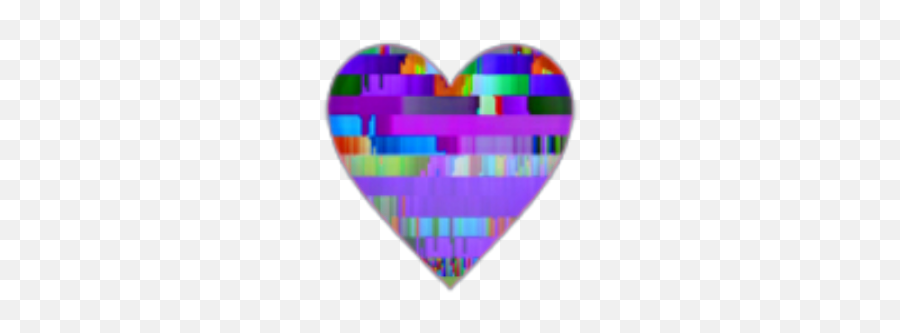 Glitch Love Emoji Iphone Static - Heart,Static Emoji