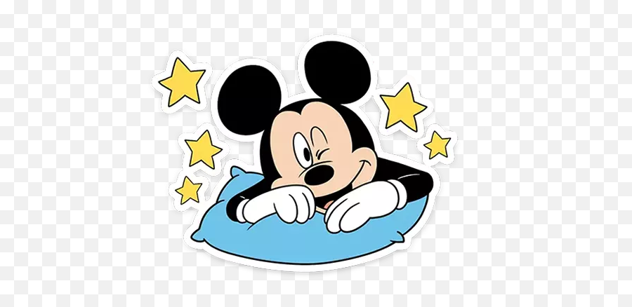 Mickey Mouse 1 Stickers For Whatsapp - Cartoon Emoji,Mickey Mouse Emoji For Facebook