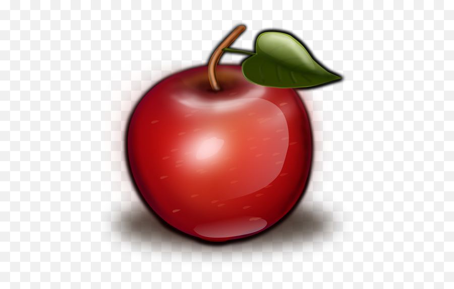 Vector Clip Art Of Spotty Shiny Red - Red Apple Emoji,Cherry Pie Emoji