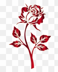 Download Beauty And The Beast Rose Png - Rose Flower Clipart Emoji,Guns N Roses Emoji