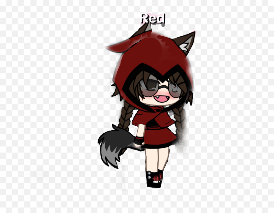 Redridinghood Wolf Werewolf Red - Cartoon Emoji,Werewolf Emoji