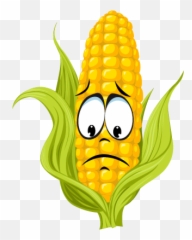 Download Hd Corn Sp Emoji Stickers Messages - Cartoon Png