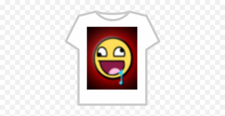 The Epic Smiley Face Of - T Shirt Roblox Billie Eilish Emoji,Drool Emoticon