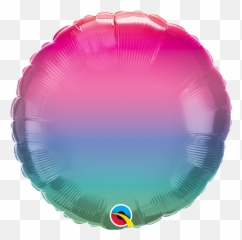18q Jewel Ombre - Qualatex Ombré Foil Emoji,Jewel Emoji
