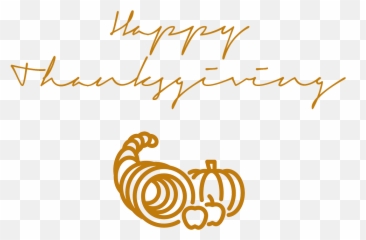Clipart Happy Thanksgiving Email Signature - Transparent Emoji